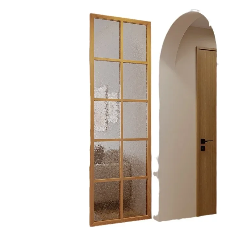 

Nordic entry door decoration blocking solid wood entrance small apartment Japanese-style living room partition new Chinese style