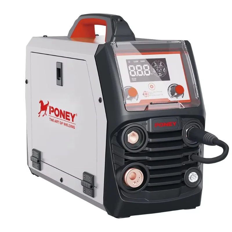 MIG 180T   Multi- Process Digital Control Synergic MIG TIG MMA    less IGBT MCU Digital Display  5KG Wire Feeder Welders