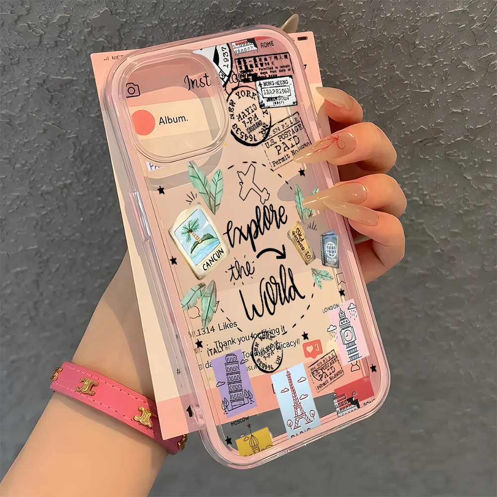 Travel Sticker Collage Clear P - đánh giá và giá Travel Accessories Iphone