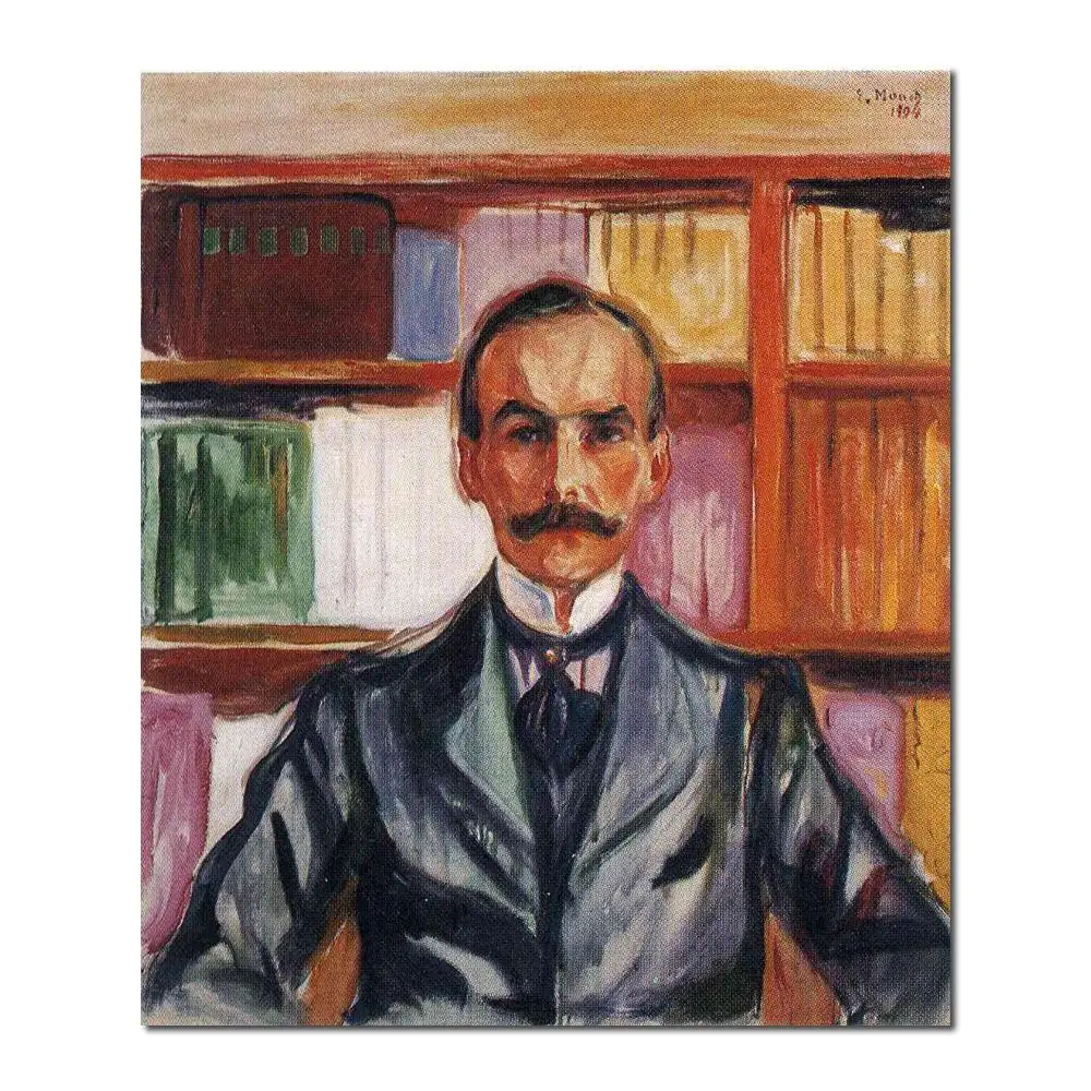 modern colorful paintings Harry Graf Kessler by Edvard Munch High Quality Hand painted