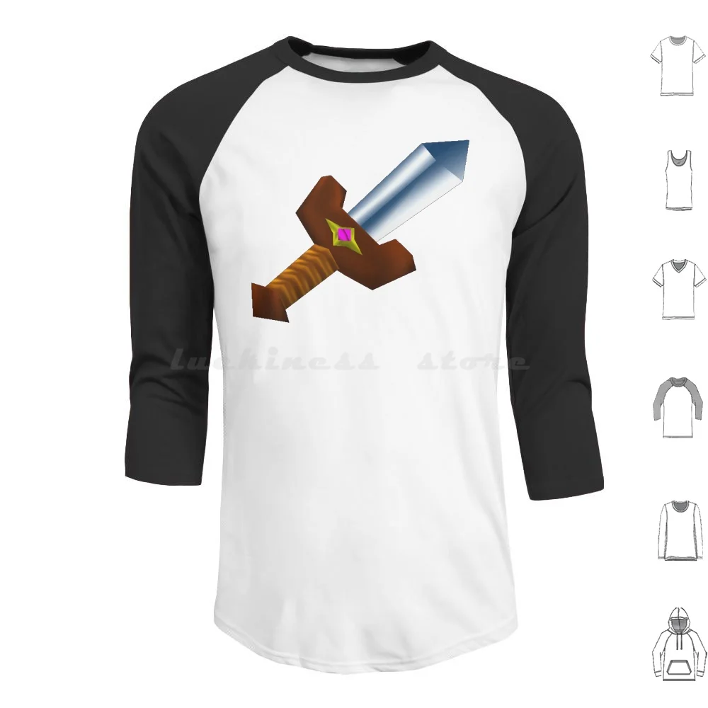 Kokiri Sword Hoodies Long Sleeve The Legend Of Legend Of Legend Oot Ocarina Time Ocarina Of Time Loz Video Game Video