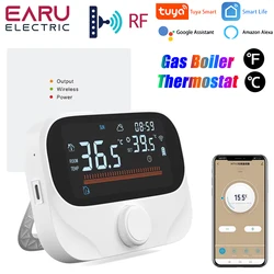 Tuya WiFi Smart Home Wireless Thermostat RF Battery Gas Boiler Water Heating Digital Temperature Controller Alexa Google Home