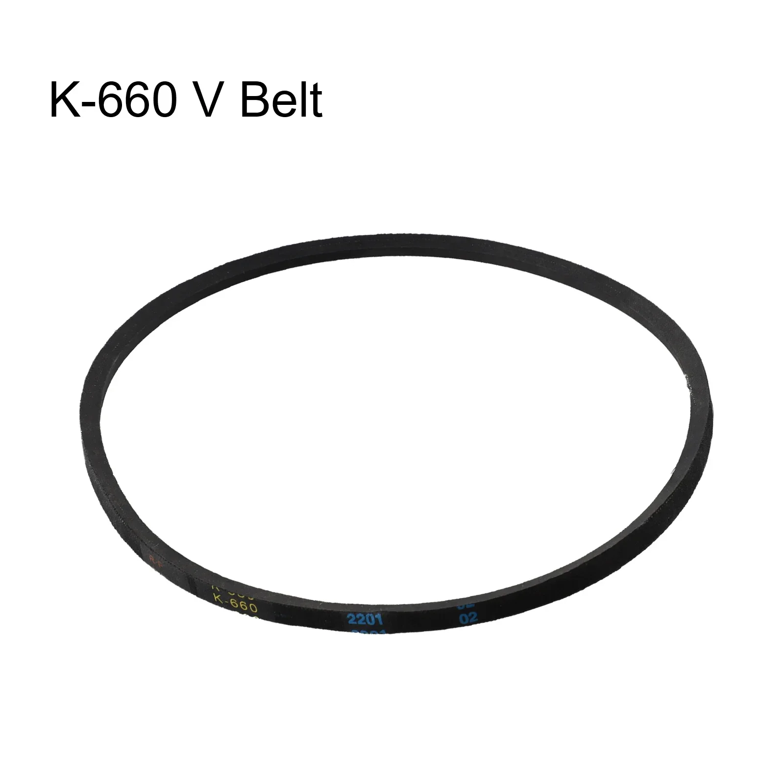 Triangle Belt Driving Belt Rubber Versatile 66cm Black Easy Installation Efficient For Drill Machines K660 V Belt