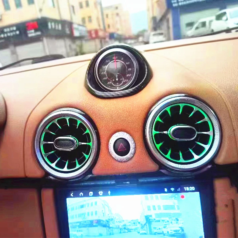 The Front Air Conditioning Vent Inside the Car Is Suitable for the 2006-2012 Porsche Boxster Cayman 987 Air Conditioning Vent LE - view 3