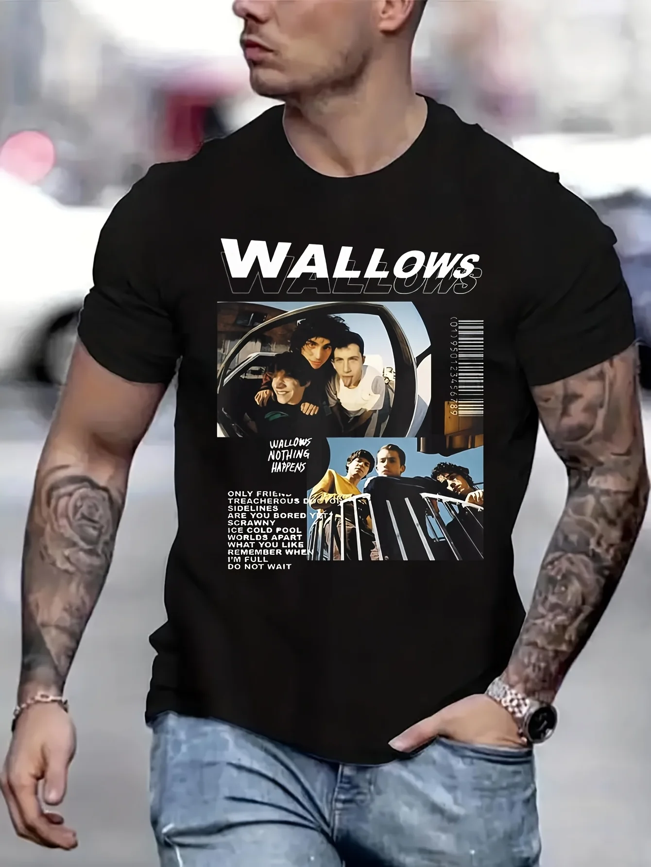 

Wallows Band 2024 Tour Edition Funny Man T-Shirts Dad Gifts A Man's Gift Men Original Gifts Funny T Shirts B5022878