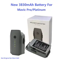 New 3830mAh Battery For Mavic Pro Intelligent Flight Batteries Compatible with Mavic Pro/Platinum Series Drone Accessories   