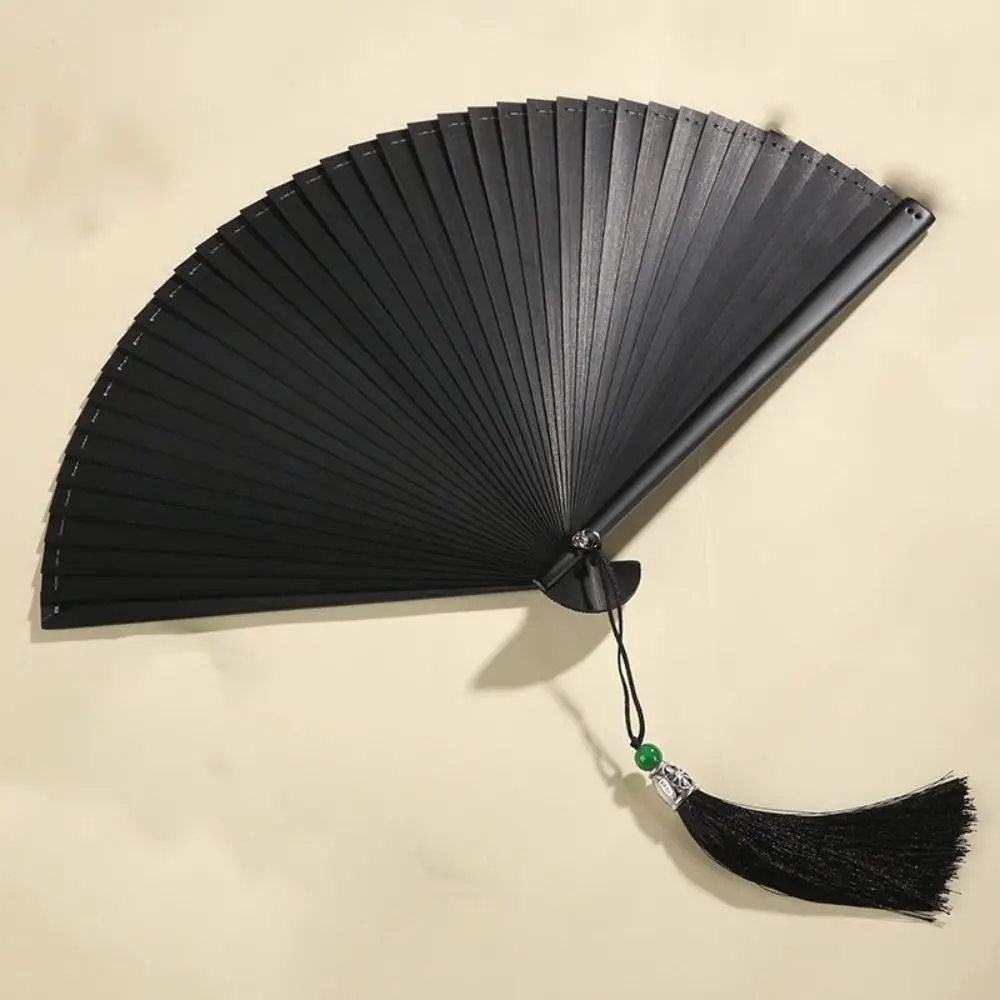 1Pcs Antique Compact Folding Classical Handmade Ornament Kimono Fan Dance Fan Bamboo Fan