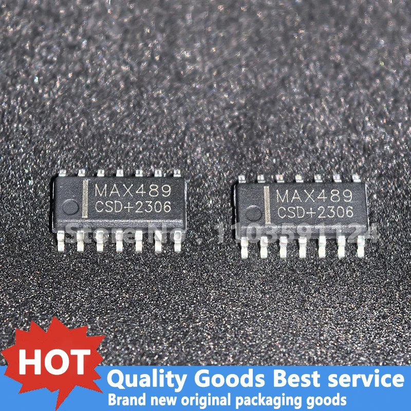 (10pcs) MAX489 MAX489CSD MAX489ESD MAX489E MAX489ECSD MAX489EESD SOP-14 SOIC-14 MAX489CPD MAX489EPD MAX489ECPD MAX489EEPD DIP-14