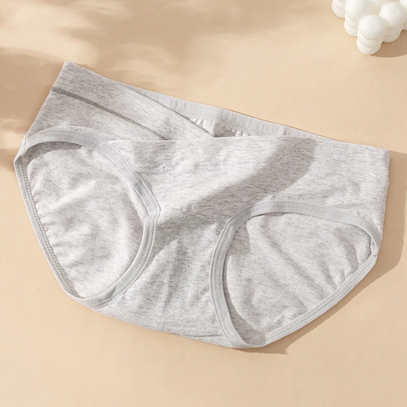 

Послеродовые дышащие трусы для беременных, трусы с низкой посадкой, V-образные трусы для беременных, поддерживающие живот, женские удобные трусы