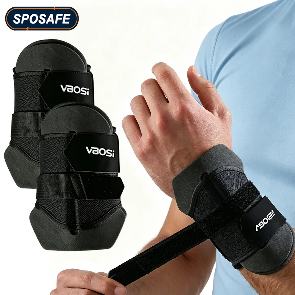 1/2 Stück verstellbare Handgelenkstütze, stoßdämpfende Handgelenkbandage für Sportschutz für Männer und Frauen, Fitness, Arbeit, Zuhause, Alltag