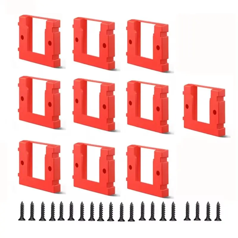 AT63-Battery Holder Wall Mount 10Pcs For Power X-Change Tool- Organize Your Battery Storage Workspace