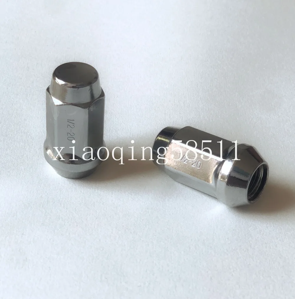 20pcs Wheel Lug Nuts Screws for Ford Imported Edge Explorer M1/2-20 Hex 19mm Thick 42mm