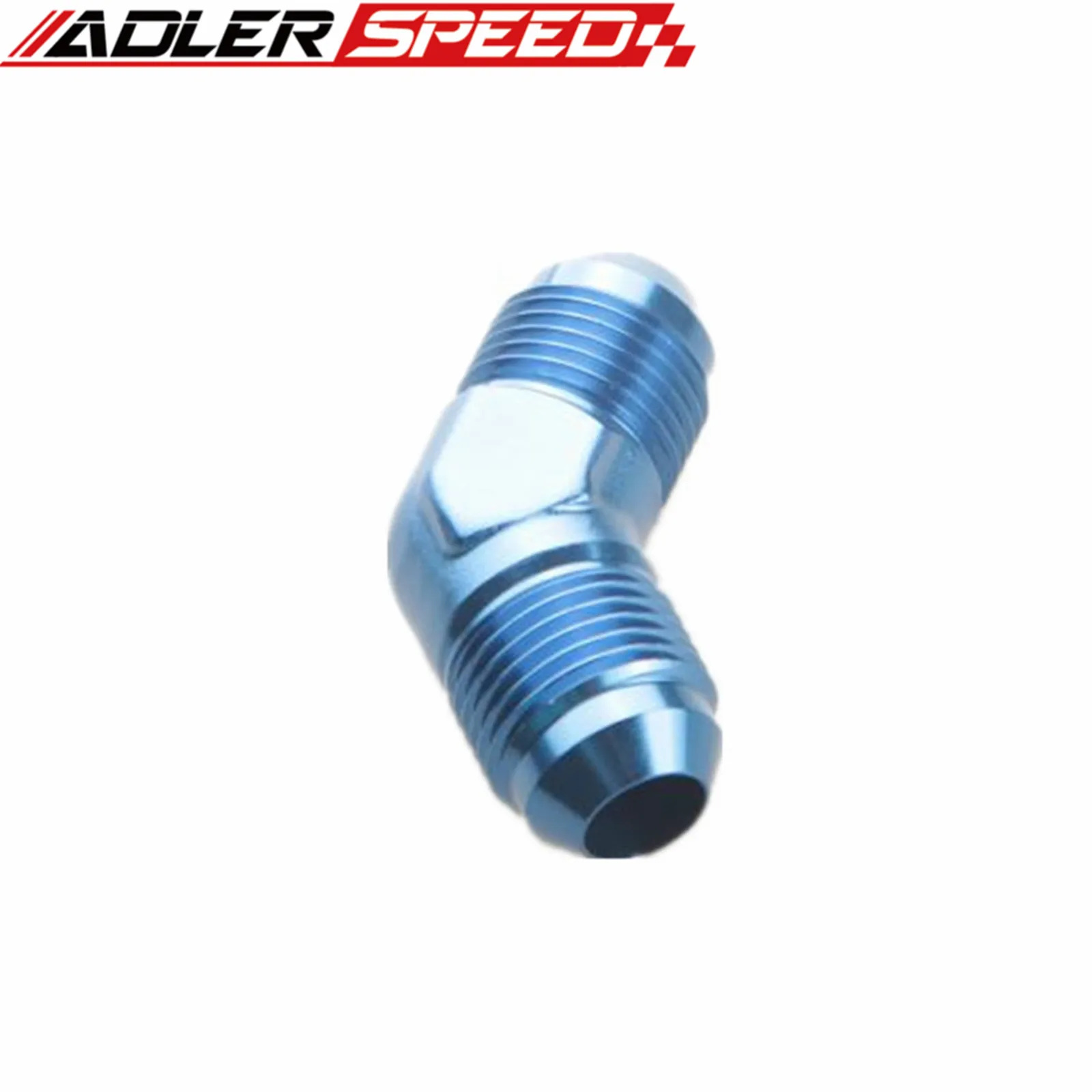 Union 90 Degree  AN3 AN4 AN6 AN8 AN10 AN12 ALL Male Adaptor/Fitting Blue