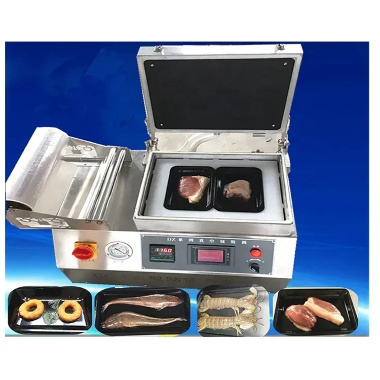 Fresh Meat Thermoform Vacuum Packing Machine Vacuum Skin Packing Machine for Seafood Fish Meat Steak