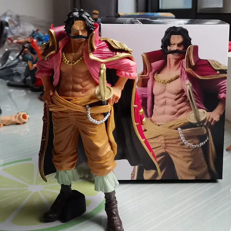 22cm One Piece Figure Gol D Roger King Of Artist Anime Action Figure Model Collection Statue Figurine Doll Toy For Birthday Gifs