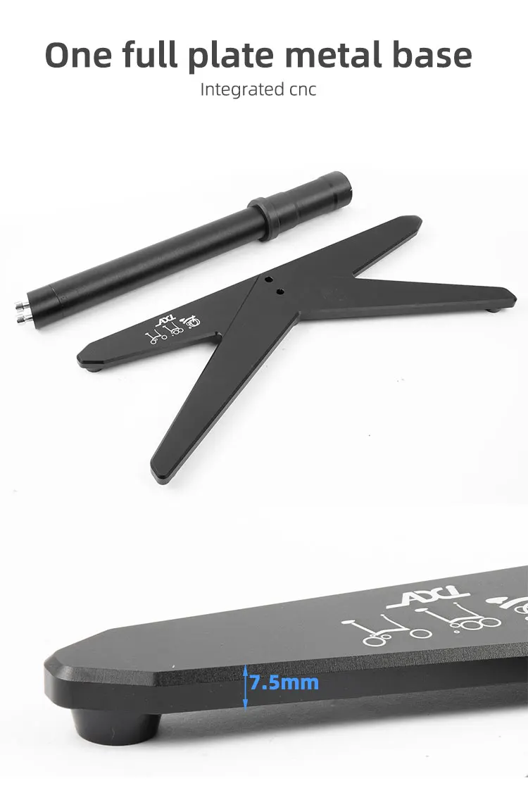 AXI Klappbarer Fahrrad-Parkständer, glatt, für Brompton Pline Cline Debugging Dahon P8, Aluminiumlegierung, CNC-Basis – Detail 9