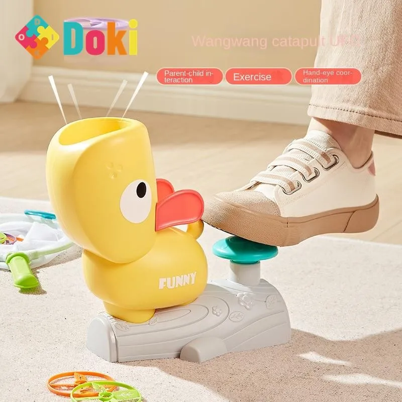 

Dokitoy Flying Saucer Foot Step Launch Toy Parent-child Interaction Indoor And Outdoor Educational Game Hot 2024 Dropshipping