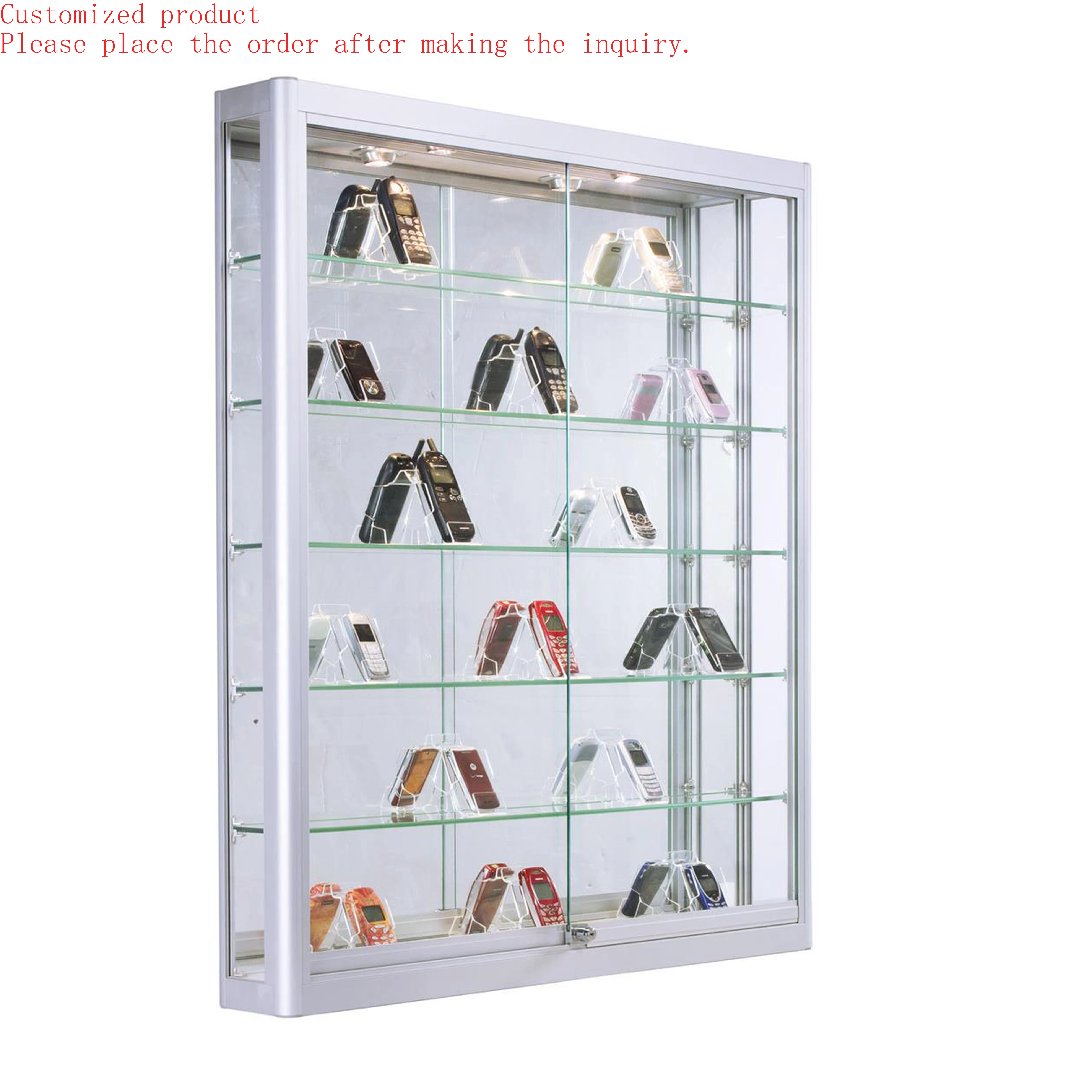 

Custom.Customized Aluminum Framed Glass Display Cabinet