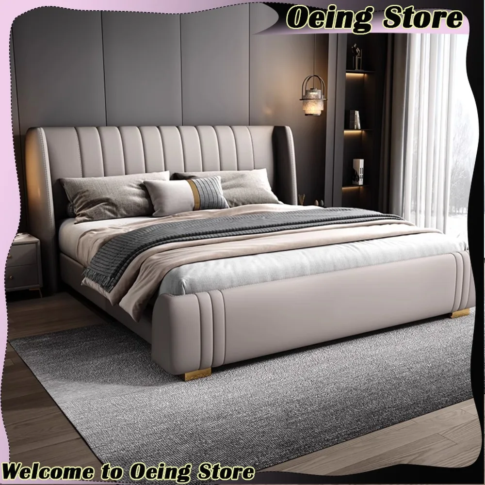 

Lamp White Bed Xovers Luxury Double King Deluxe Modern Bed Girl Frame Hotel Cabeceiras Para Cama Home Furniture Decoraction