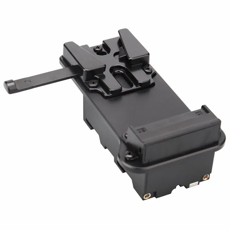 CJSD-V-Mount مشبك إلى NP-F550/F970 بطارية الدمية لشاشة DJI LED نقل الفيديو على شكل حرف V لوحة تركيب إمداد الطاقة