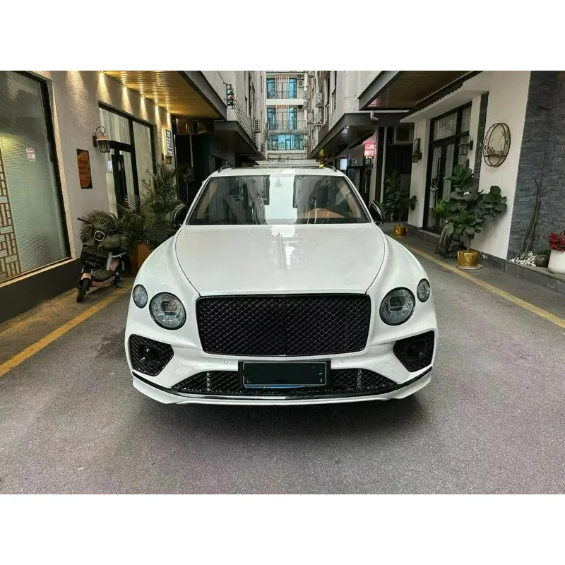 High-quality FOR Bentley Binga Car Bumper Assembly Front Light Emitting Diode Headlight Grille Rear Fenders New Body Kit 2024
