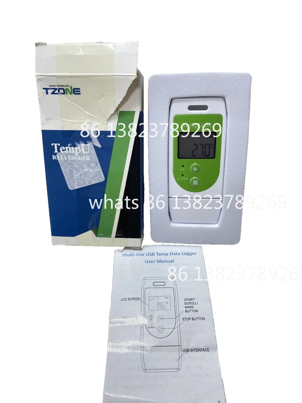 10pcs TempU TempU04 Multi-Use USB Temp Data Logger Thermometric Digital Temperature Recorder