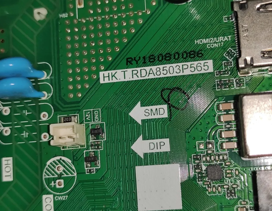 Frete grátis! hk.t.rda8503p565 a placa-mãe tv funciona perfeitamente o teste é bom