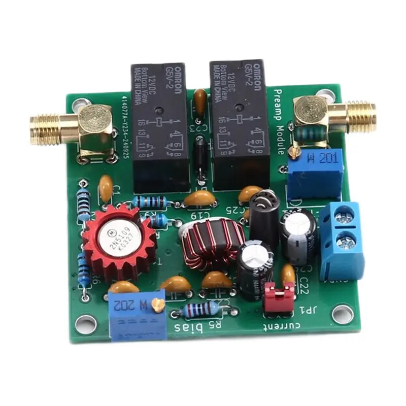 

【BRILLIANT 】Попередний усилитель 0,1-60 МГц, короткий и средневолновой усилитель, повышает силу сигнала для радиоэнтузиастов и проектов «сделай сам»