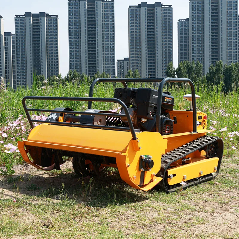 

Customized Electric Remote Control Lawn Mower Rechargeable RC Lawn Mower Lightweight Home Grass Trimmer