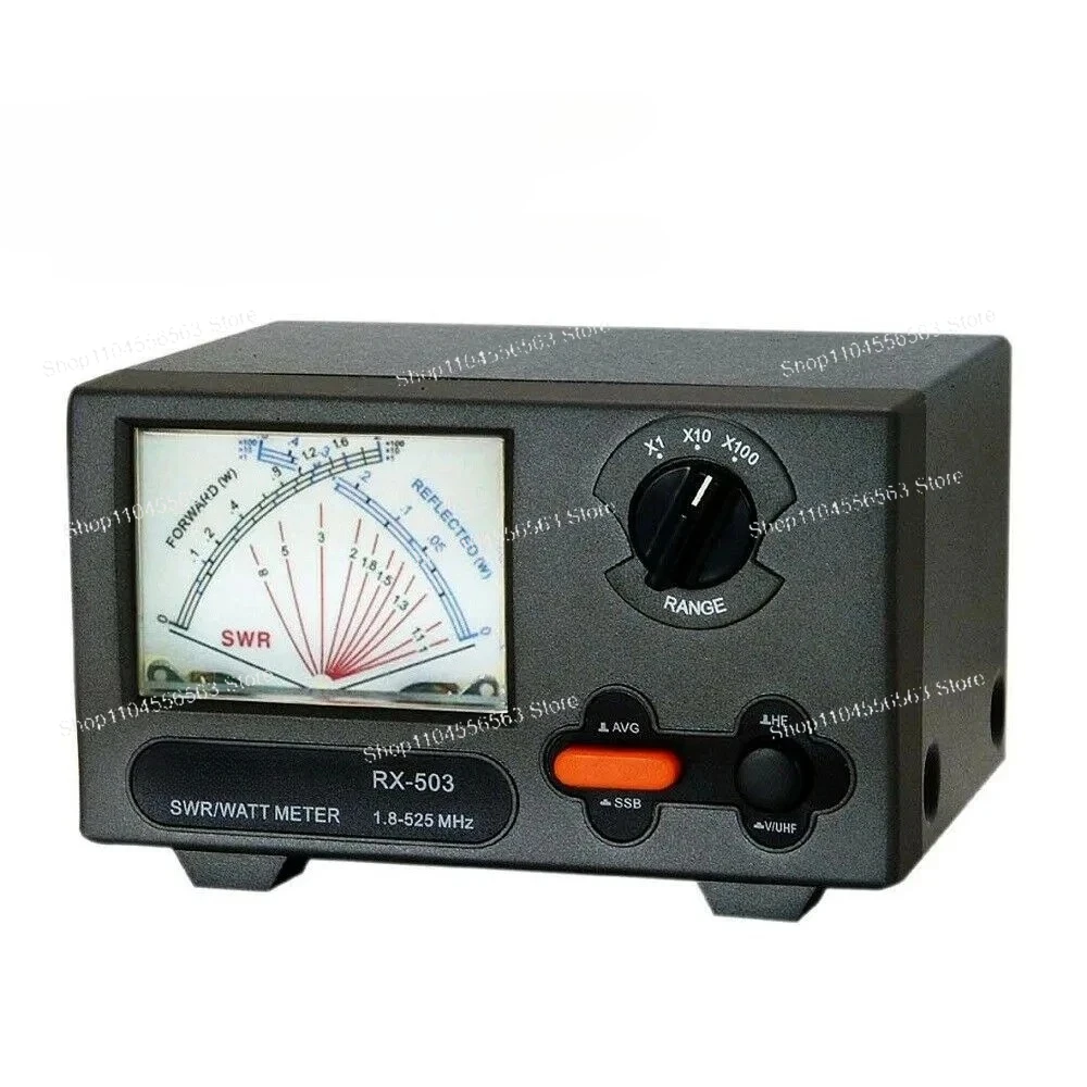 RX-503 Short-wave UV Power Meter – 1.8-525MHz Wide-band, 0-200W High-precision, with SWR Measurement