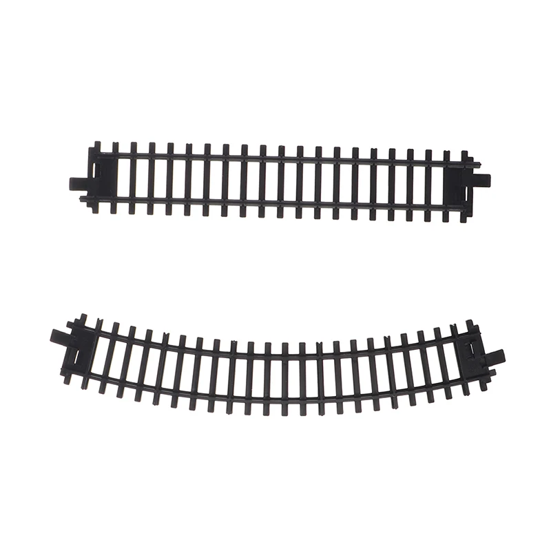 Rail Track Expansion Pack For Railway King Classical Train City Trains Flexible Tracks Straight Curved Rails Building Block Toys