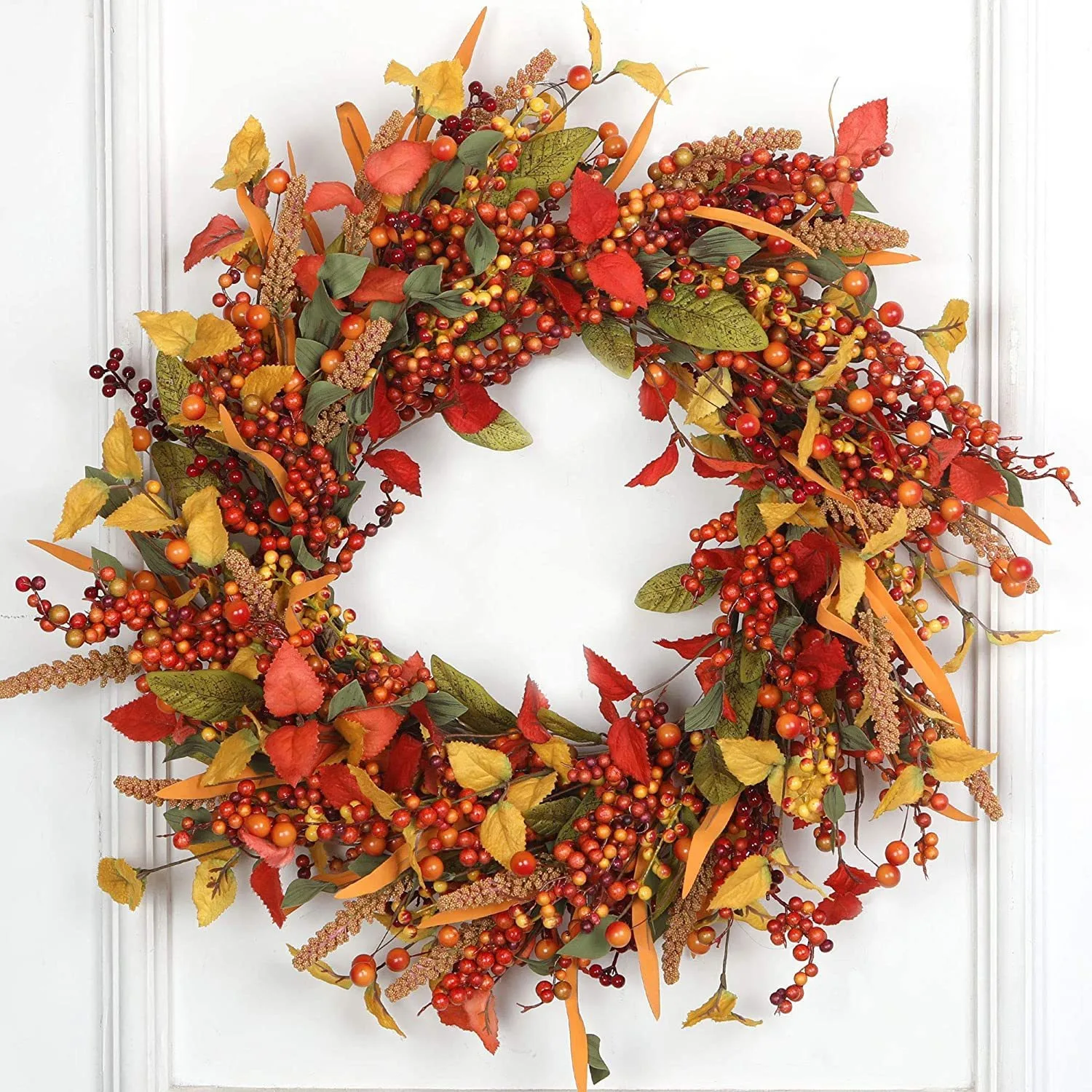 

Autumn Vineyard Wreath Thanksgiving Christmas Wreath Door Decoration Home Door Hanging Door Decoration Wreath