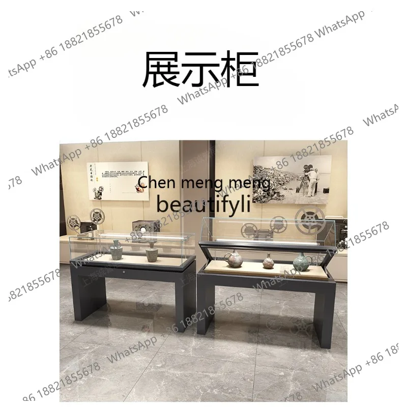 c6601 خزانة عرض الكتب الآثار الثقافية معرض المجوهرات خزانة زجاجية