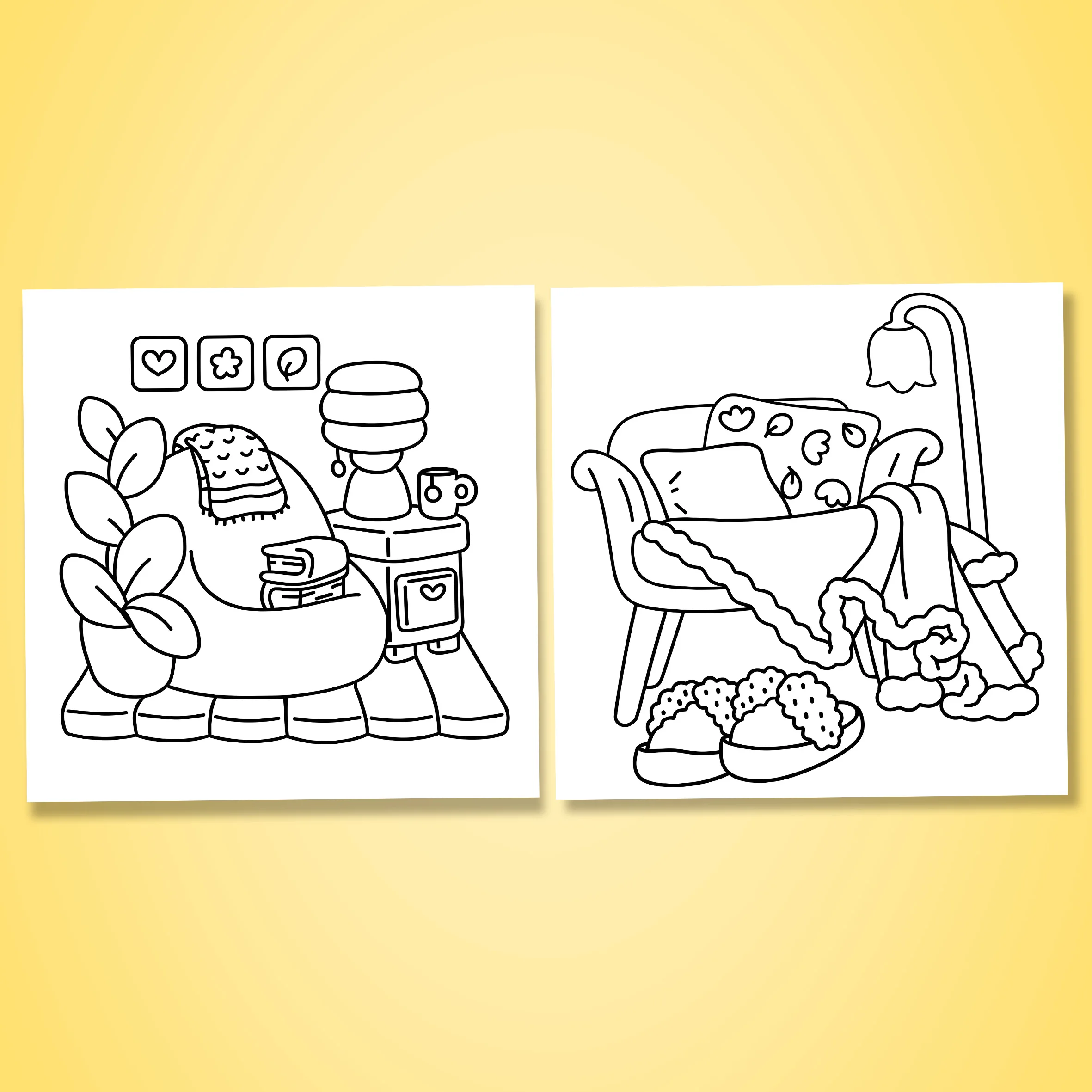 COZY GIRL Bold-easy Patterns Coloring Book for Adults Cute Drawing Book Perfect Gift for Party and Birthday