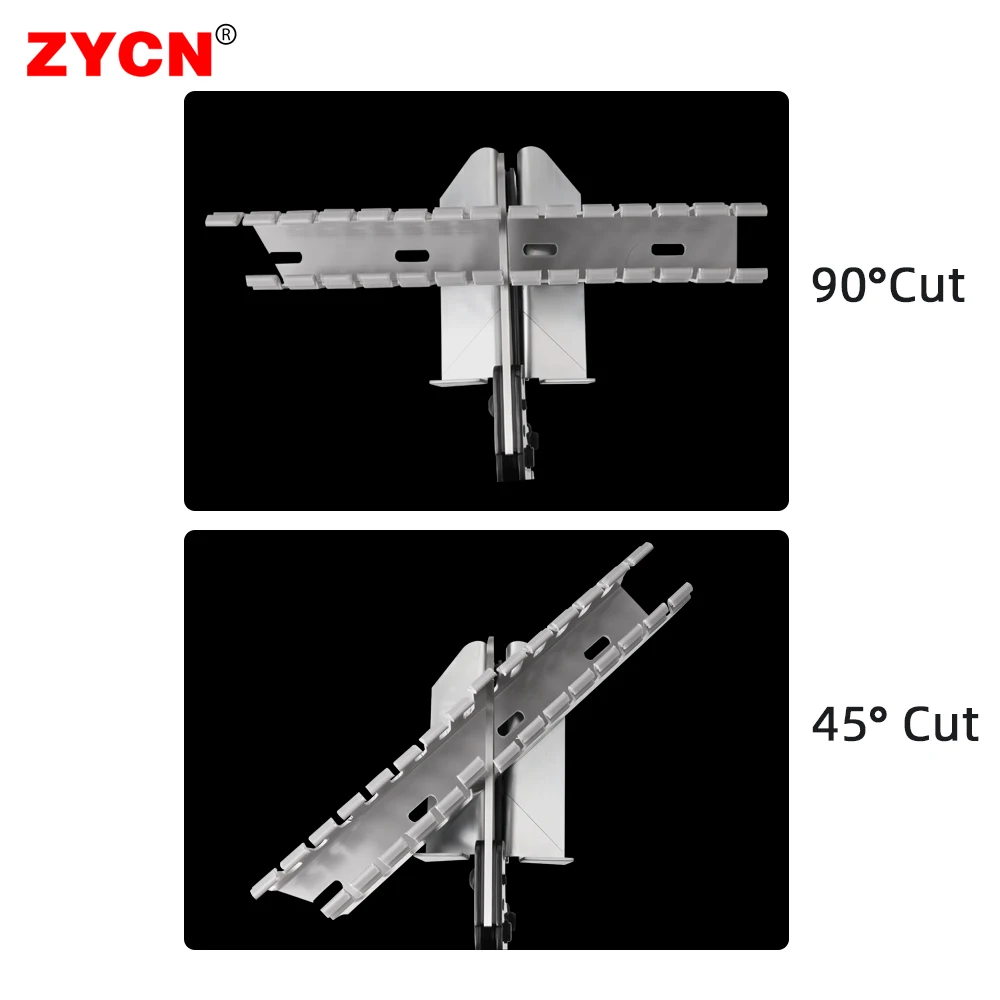 PVC Wire Stripper VSJ-110XC Clamp Plastic Trunking Shear Adjustable Stripping Length Trim Cable Cutting Terminal 45-90° Scissors