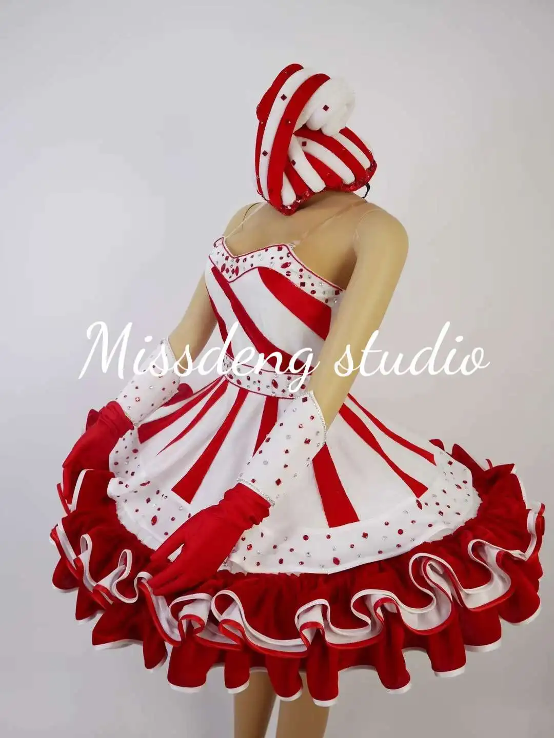 Natal doces sorvete menina traje querida bolo paraíso desfile traje bar boate cosplay traje desempenho cosplay