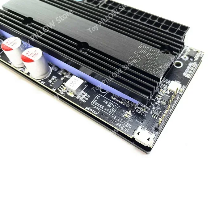 New 16~ 60V wide voltage input DC-ATX-320W high power desktop  module 48V silent 19V