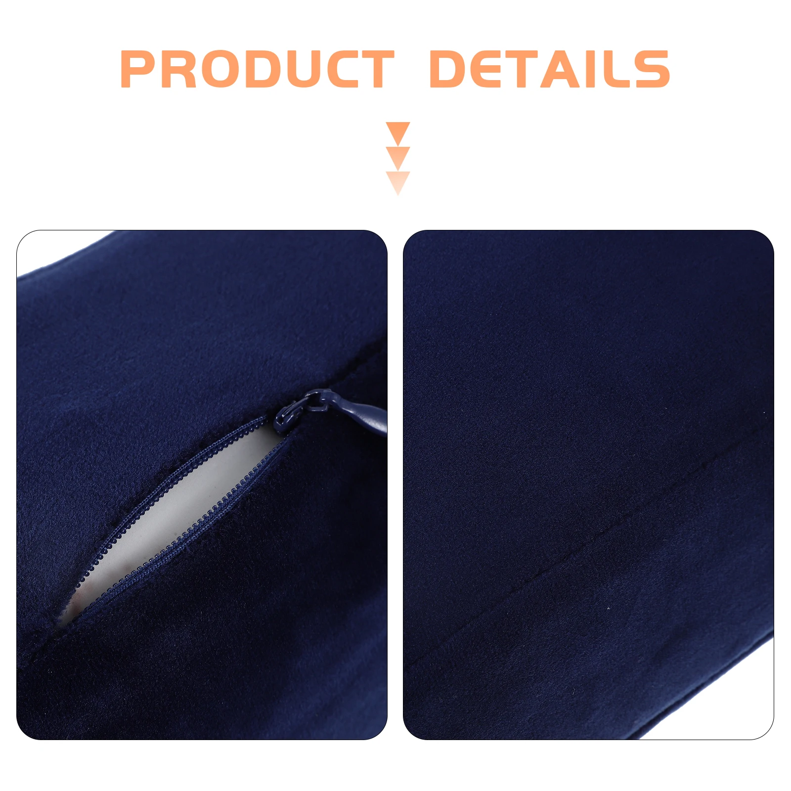 

Comfortable Cervical Neck Roll Pillow Portable Ergonomic Lumbar Support Pillow Roll for Car Travel Office Chair