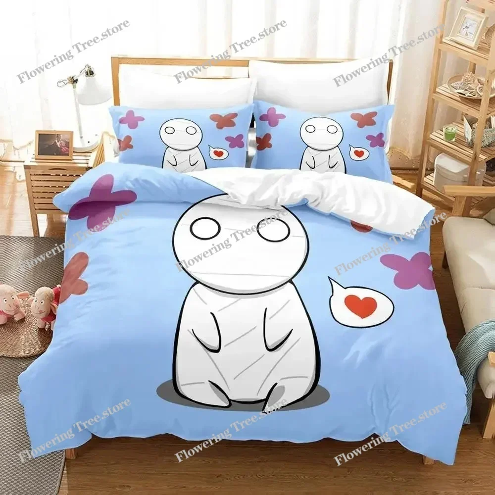 

Комплект постельного белья «Аниме: Как сохранить мумию»: пододеяльник, наволочки, одеяло, размеры King/Queen, для мальчиков и взрослых