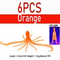 6 piezas UV Naranja