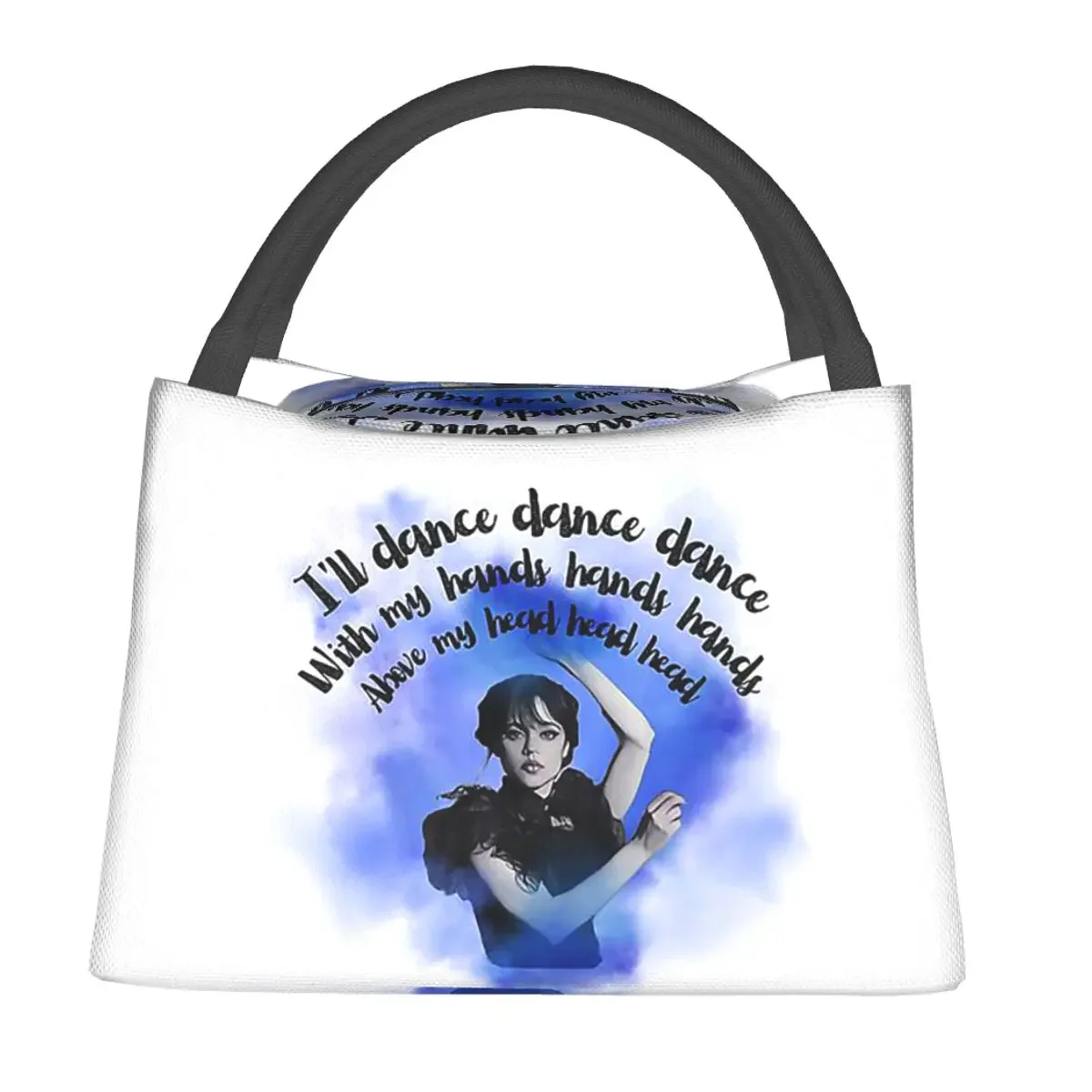 Wednesday Addams Dancing Dance Thermal Lunch Bags Insulated Bento Box  Lunch Tote Picnic Bags Thermal Bag for Woman Work