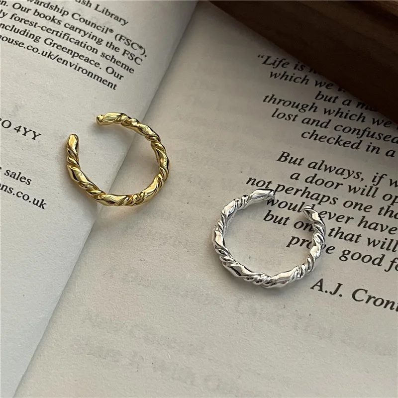

Joyas De Plata 925 Anillos Позолоченное корейское модное женское кольцо из стерлингового серебра 18 карат
