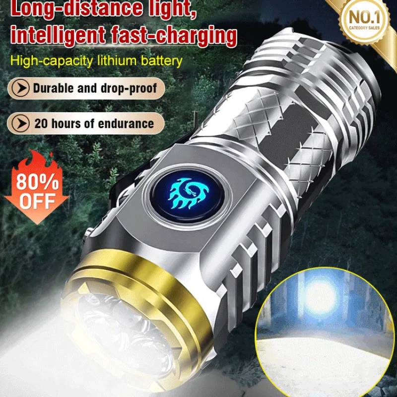 Thumb flashlight super bright light anytime and anywhere mini powerful light mini flashlight