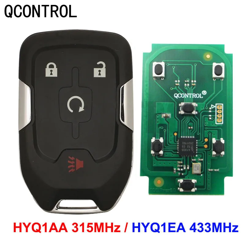 

QCONTROL Smart Key Fob 315/433Mhz ID46 HYQ1AA HYQ1EA For Chevrolet Tahoe Silverado Suburban GMC Terrain Acadia YUKON XL Sierra