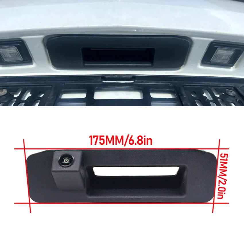 HD Car Trunk Handle Rear View Camera For Mercedes Benz GLK Class X204 GLK280 GLK300 GLK350 GLK200 GLK220 GLK250 GLK320 2013~2019
