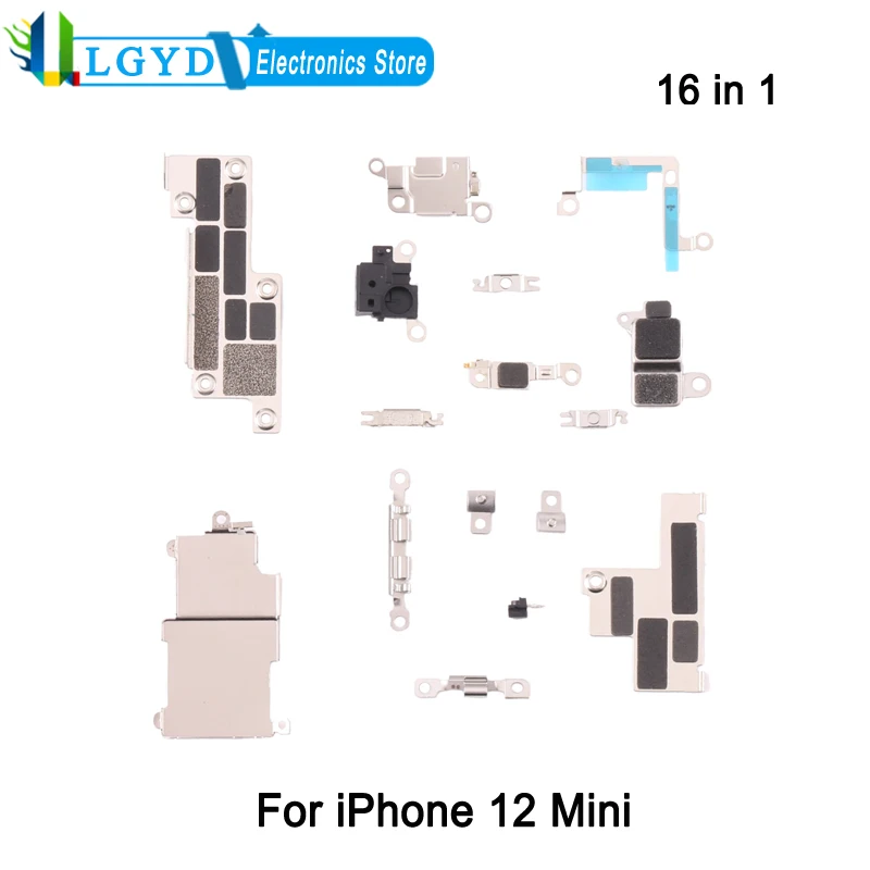 16 in 1 Inner Repair Accessories Part Set For iPhone 12 Mini Phone Replacement Part