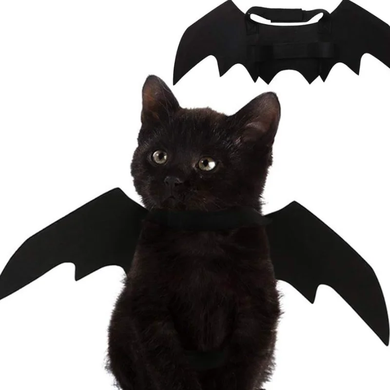 Vestiti per gatti di moda ali di pipistrello Costume per cani divertenti Pet artificiale Cosplay Prop Halloween Christmas Cat Costume prodotti per animali domestici