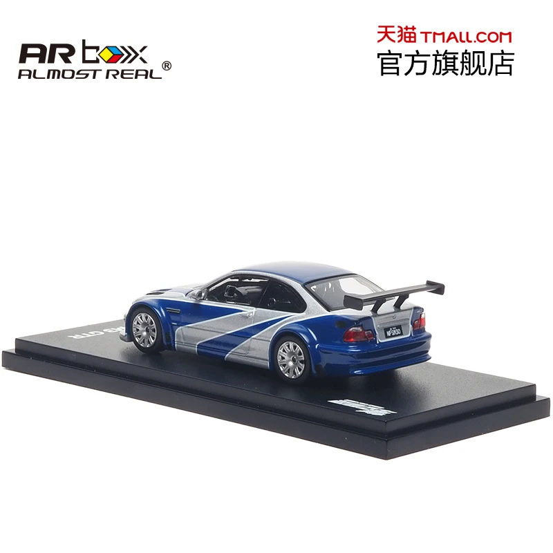 1:64 M3 GTR (precisa para velocidade: edição montada), modelo de carro em liga fundida, para que os adolescentes brincam com, decoração para adultos.