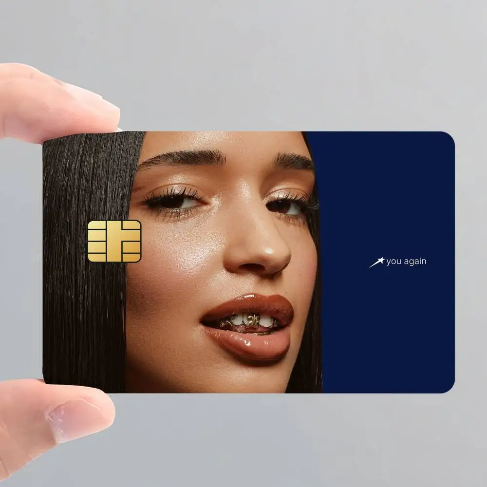 Pegatinas de Tarjeta con Diseño de la Cantante de Pop Rap D-Dina A-Ayada A, Protectoras, Impermeables, para Tarjetas Bancarias, Regalo Sorpresa