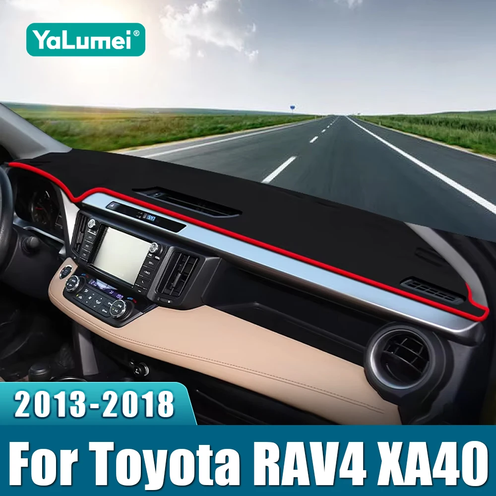 For Toyota RAV4 XA40 2013 2014 2015 2016 2017 2018 RAV 4 Car Dashboard Cover Dash Mat Sun Shade Anti-UV Pad Accessories